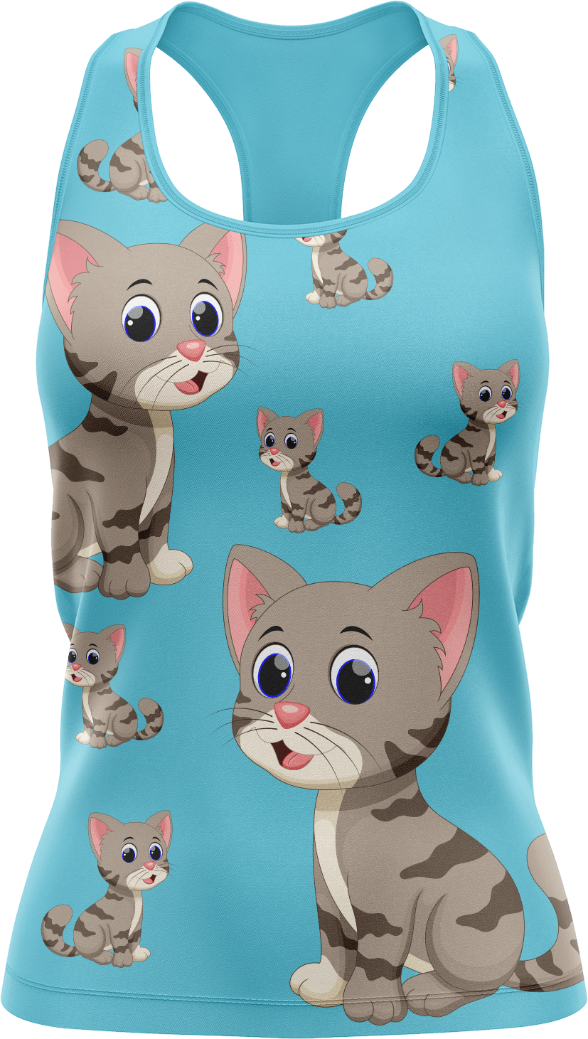 Playful Pussycat Singlets - fungear.com.au