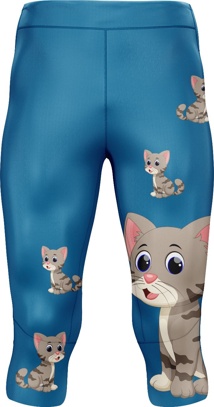 Playful Pussycat Tights 3/4 or full length - fungear.com.au