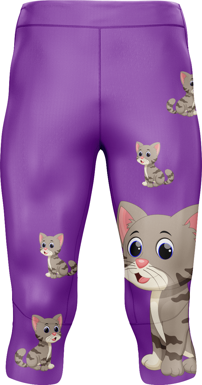 Playful Pussycat Tights 3/4 or full length - fungear.com.au