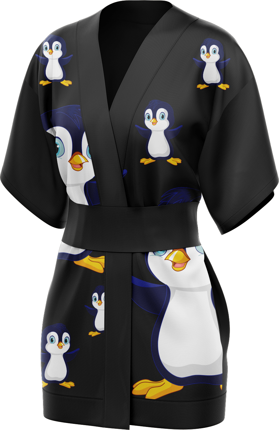 Pranksta Penguin Kimono - fungear.com.au