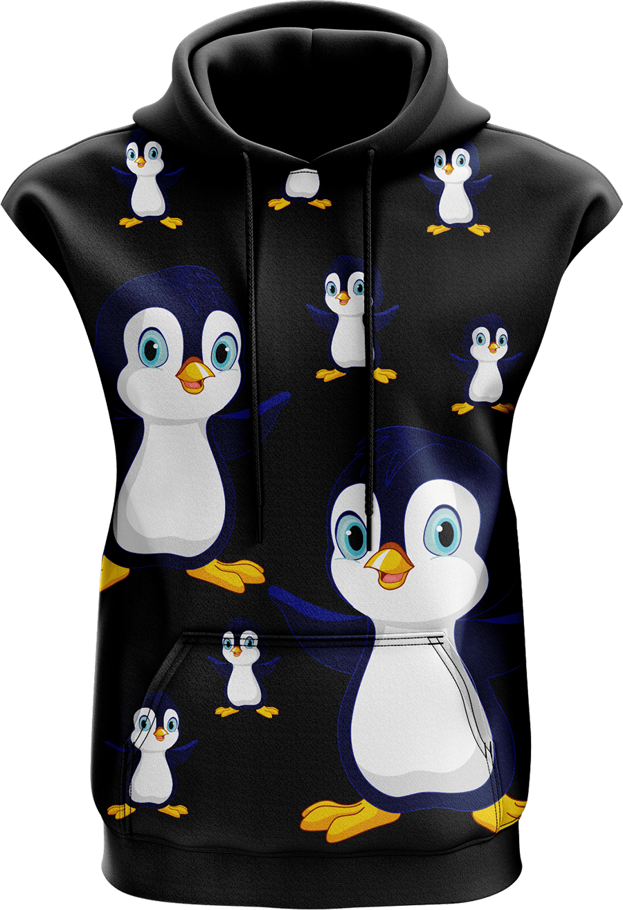 Pranksta Penguin Sleeveless Hoodie