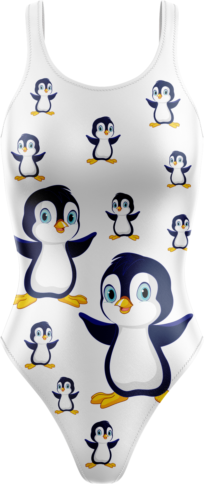 Penguin top bathing suit
