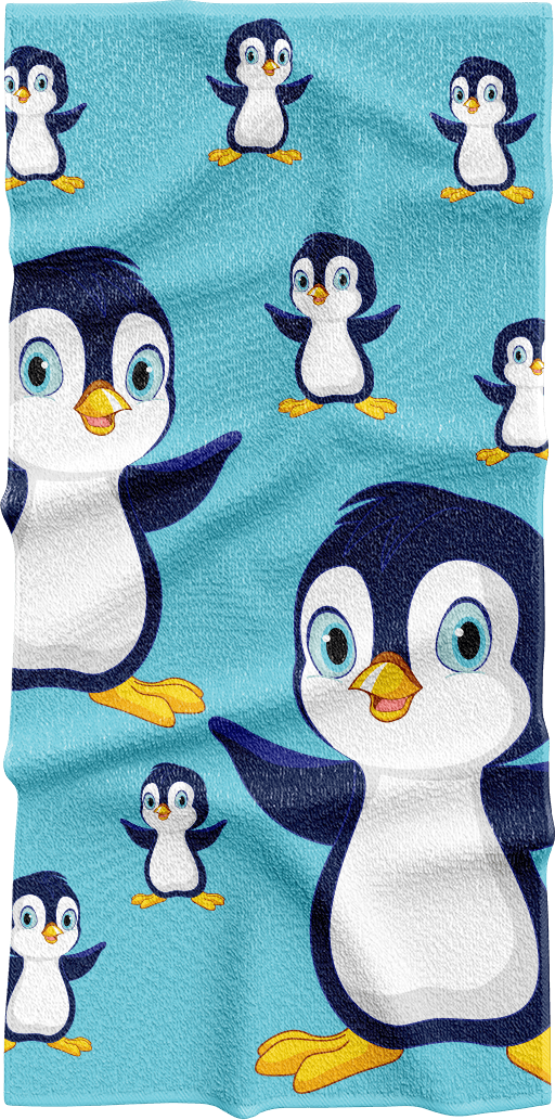 Pranksta Penguin Towels - fungear.com.au