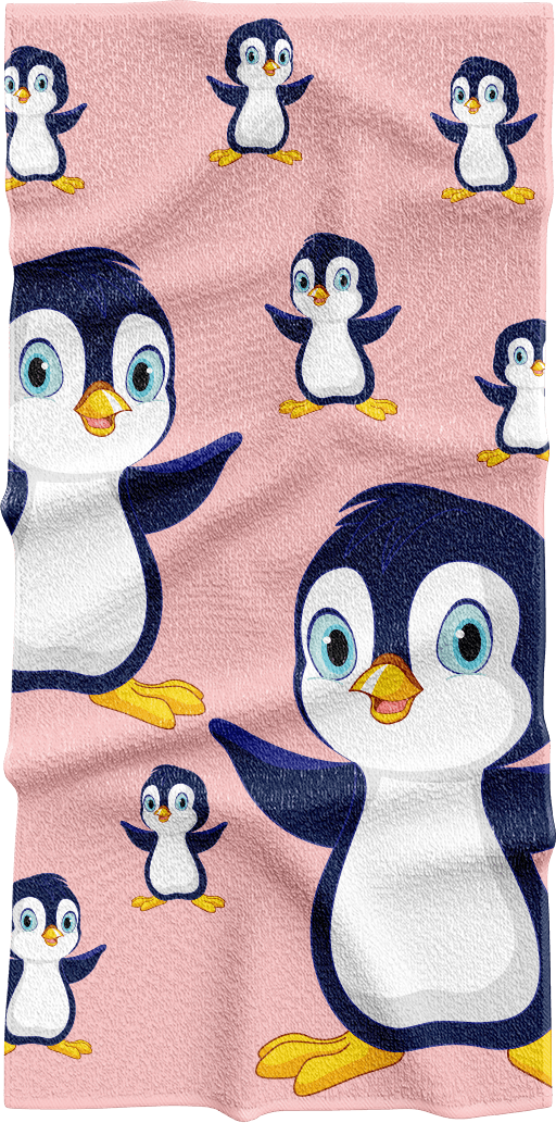 Pranksta Penguin Towels - fungear.com.au