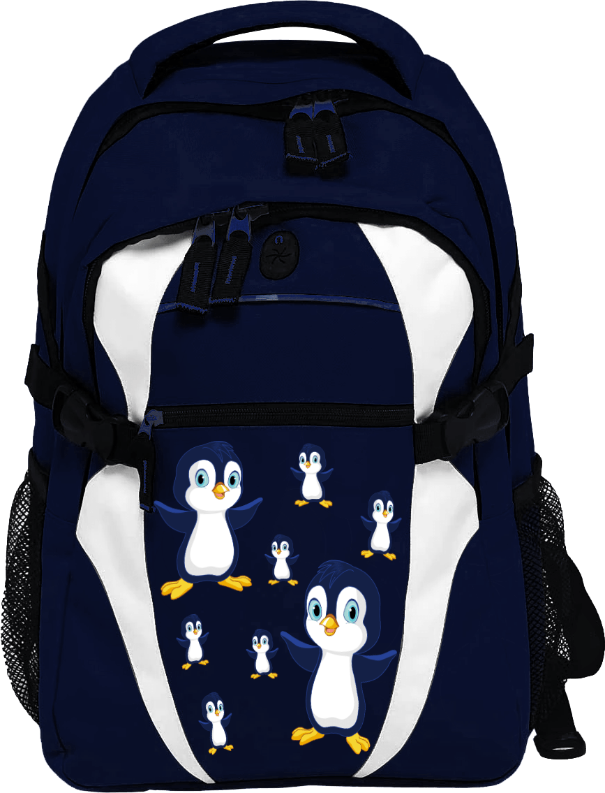Pranksta Penguin Zenith Backpack Limited Edition - fungear.com.au