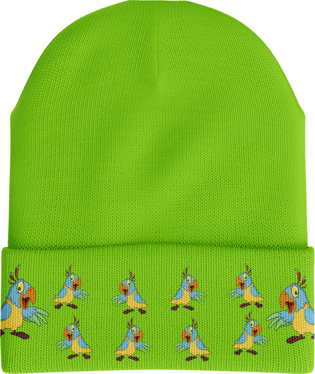 Psycho Parrot Beanie - fungear.com.au