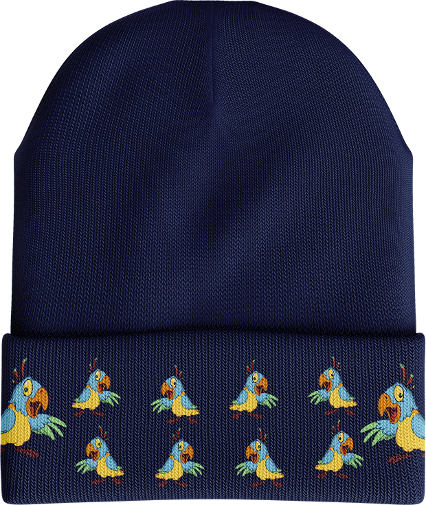 Psycho Parrot Beanie - fungear.com.au