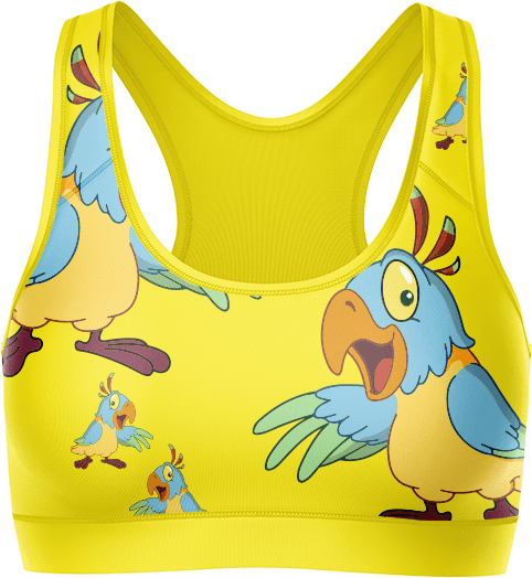 Psycho Parrot Crop Top - fungear.com.au
