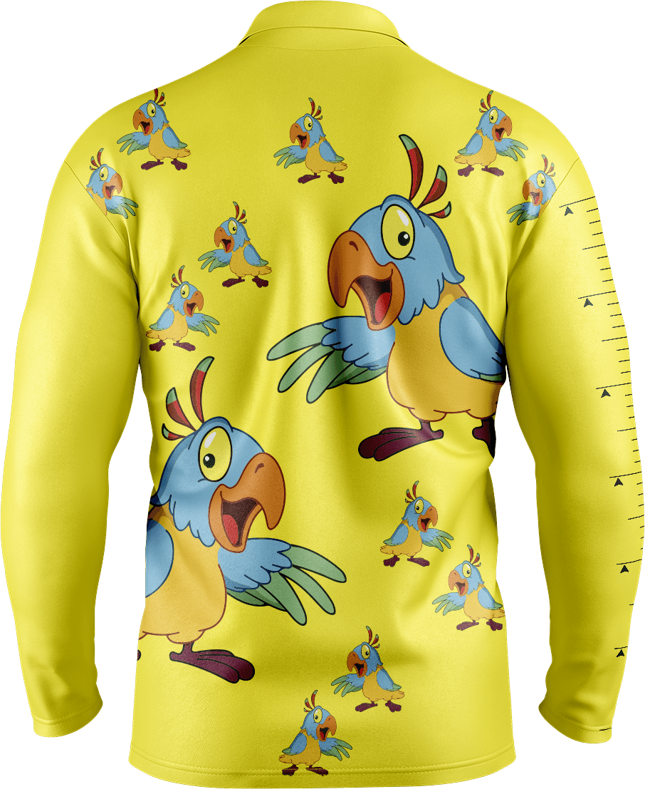 Psycho Parrot Fishing Shirts - fungear.com.au
