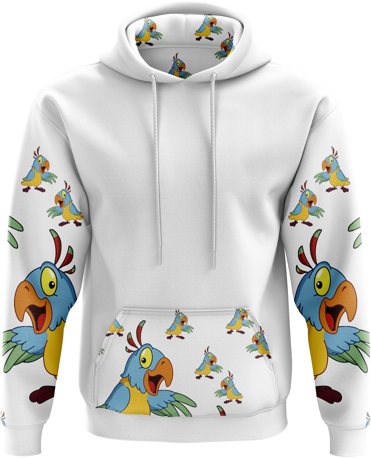 Psycho Parrot Hoodies - fungear.com.au