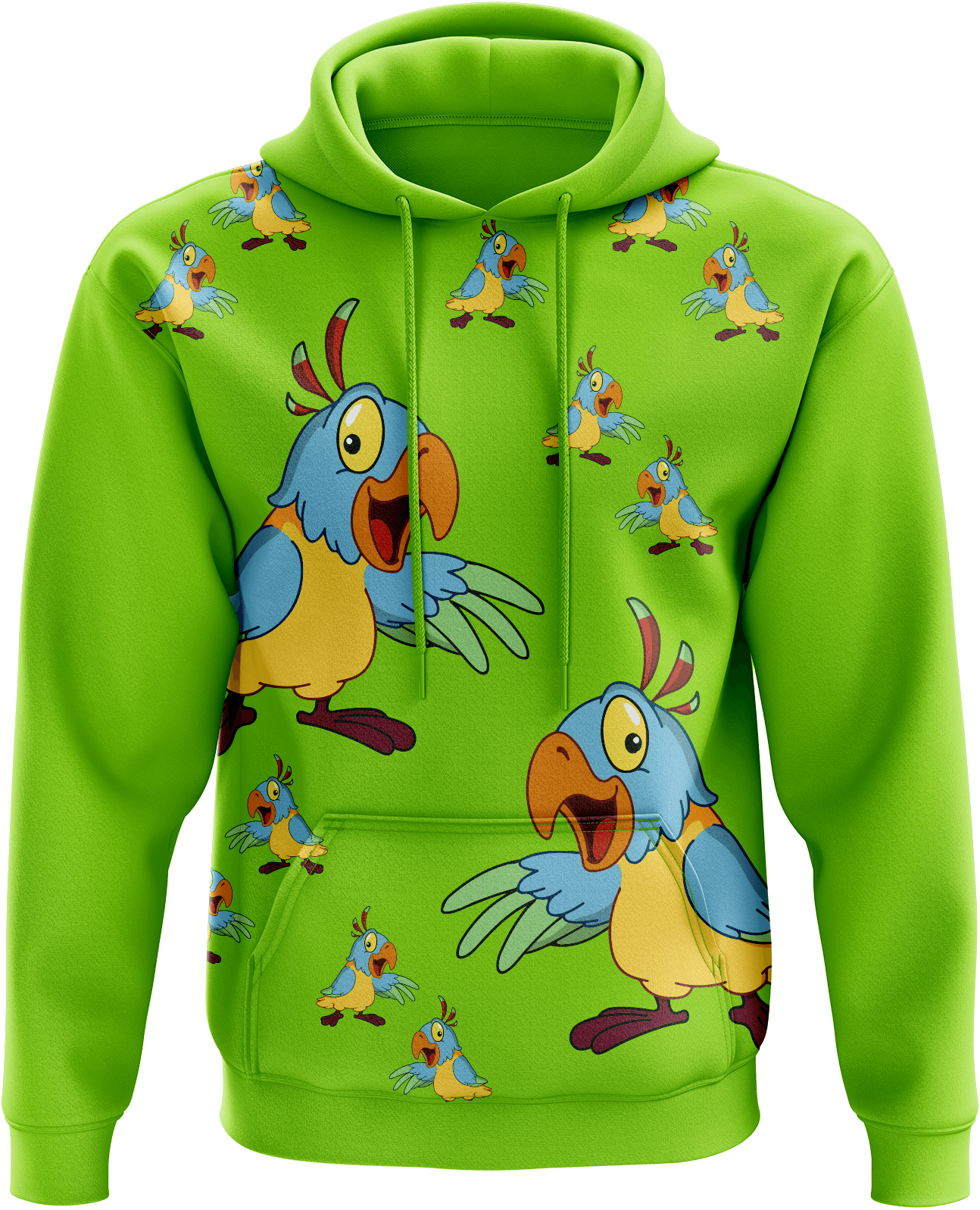 Psycho Parrot Hoodies - fungear.com.au