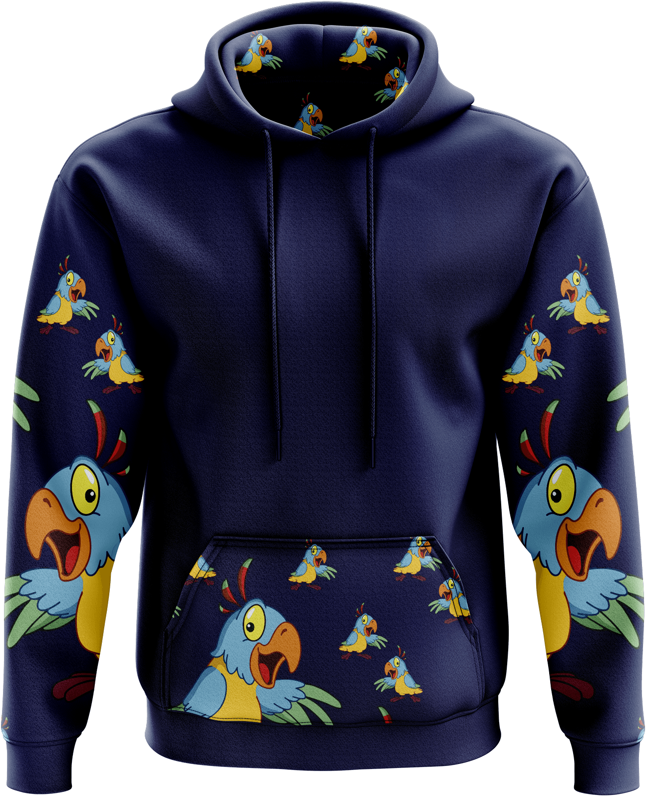 Psycho Parrot Hoodies - fungear.com.au