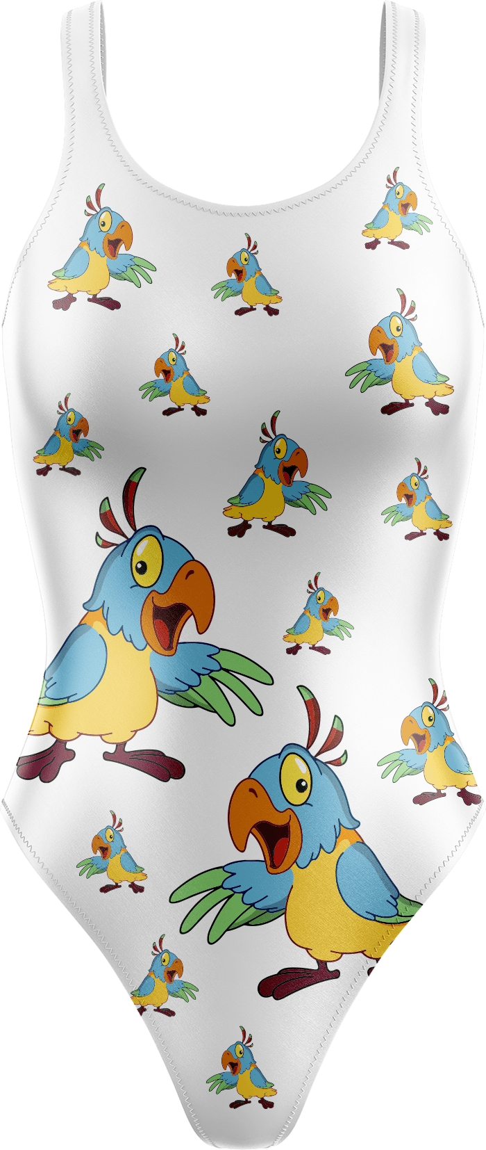 Psycho Parrot Swimsuits - fungear.com.au