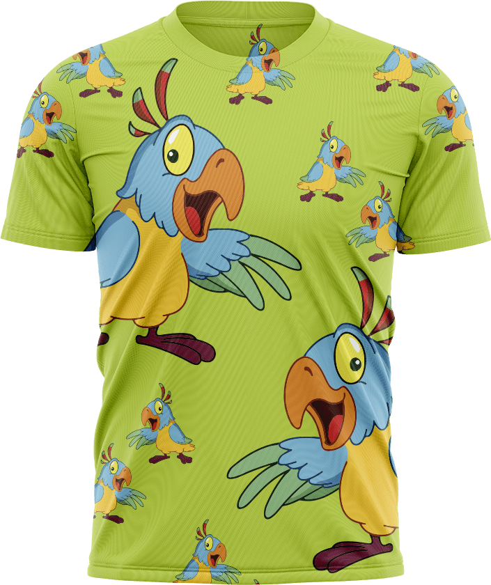 Psycho Parrot T shirts - fungear.com.au