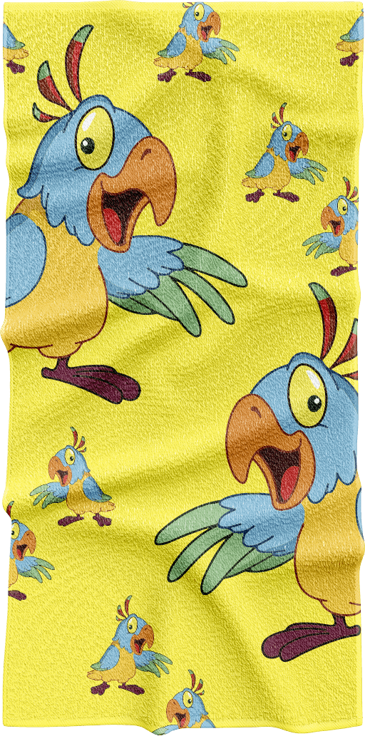 Psycho Parrot Towels - fungear.com.au