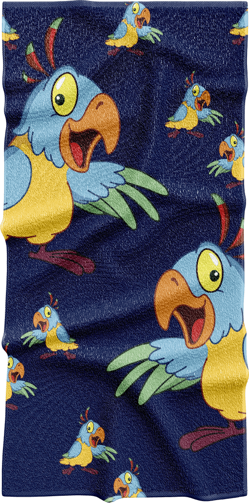 Psycho Parrot Towels - fungear.com.au