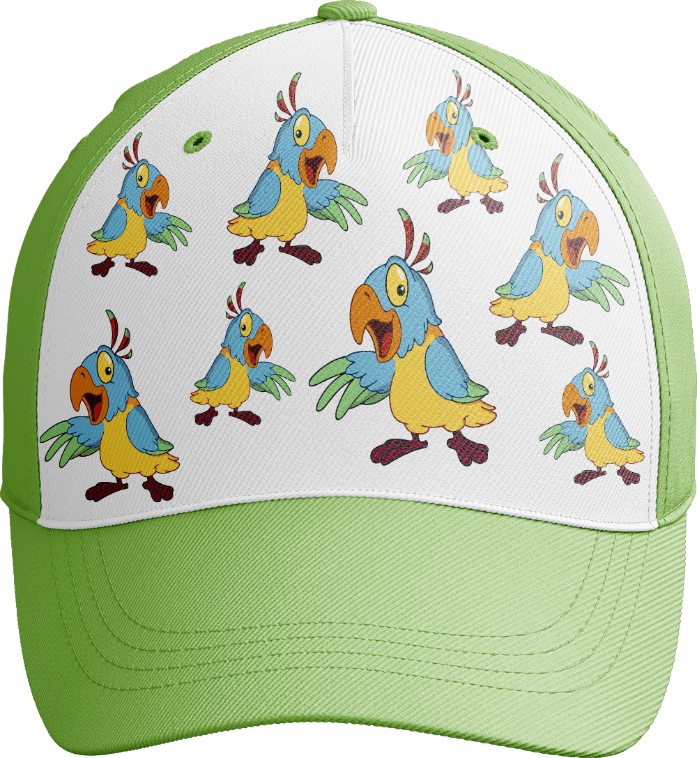 Psycho Parrot Trucker Cap - fungear.com.au