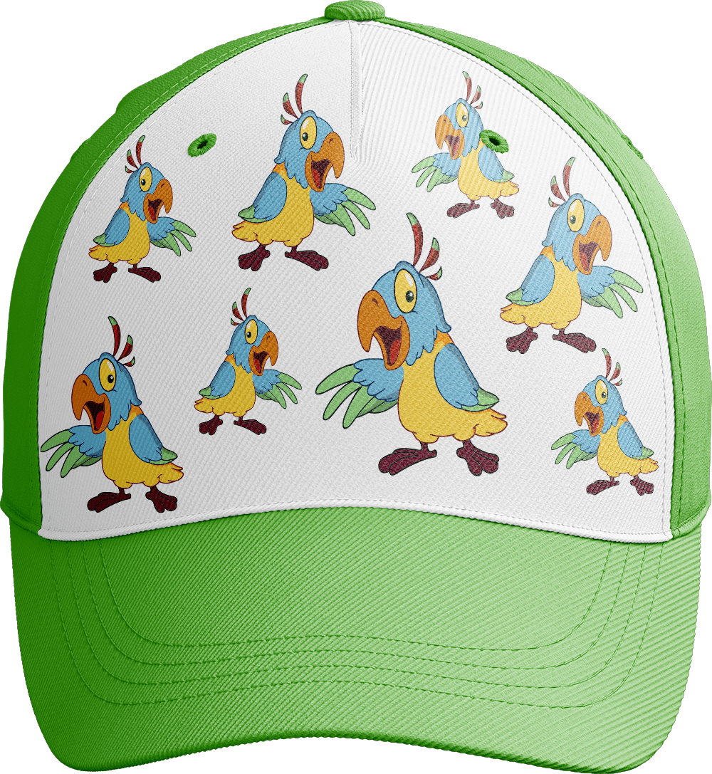 Psycho Parrot Trucker Cap - fungear.com.au