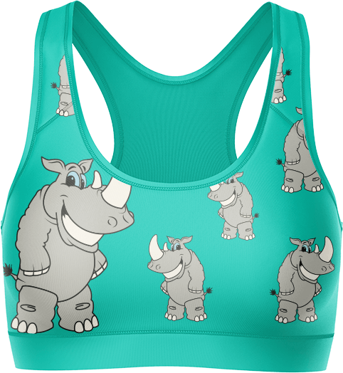 Racy Rhino Crop Top - fungear.com.au