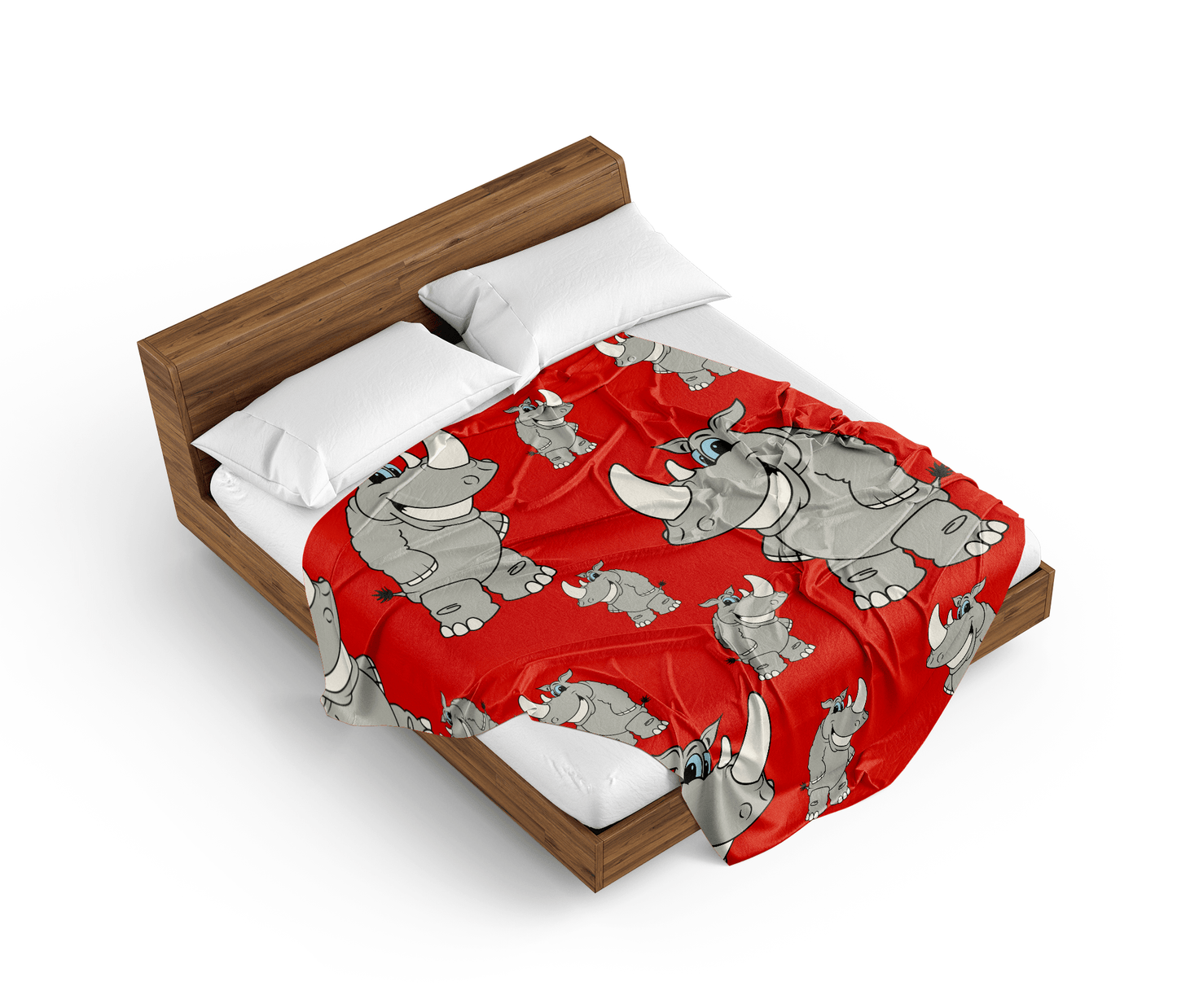 Racy Rhino Doona + Pillow - fungear.com.au
