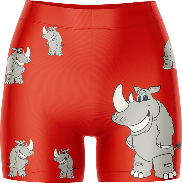 Racy Rhino Ladies Gym Shorts - fungear.com.au