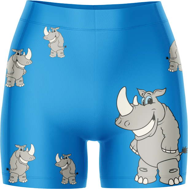 Racy Rhino Ladies Gym Shorts - fungear.com.au