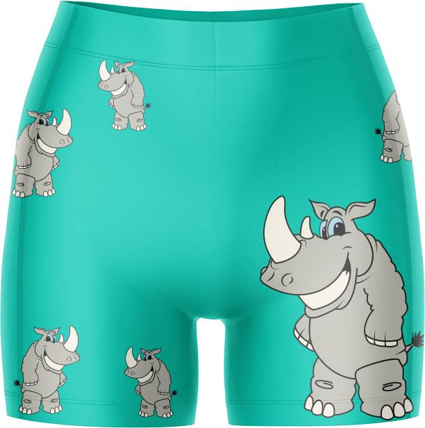 Racy Rhino Ladies Gym Shorts - fungear.com.au