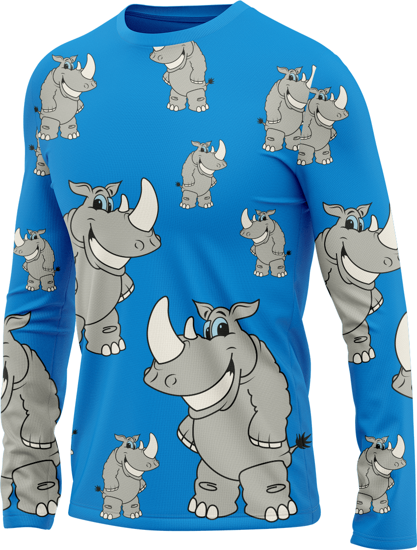 Racy Rhino Rash Shirt Long Sleeve - fungear.com.au