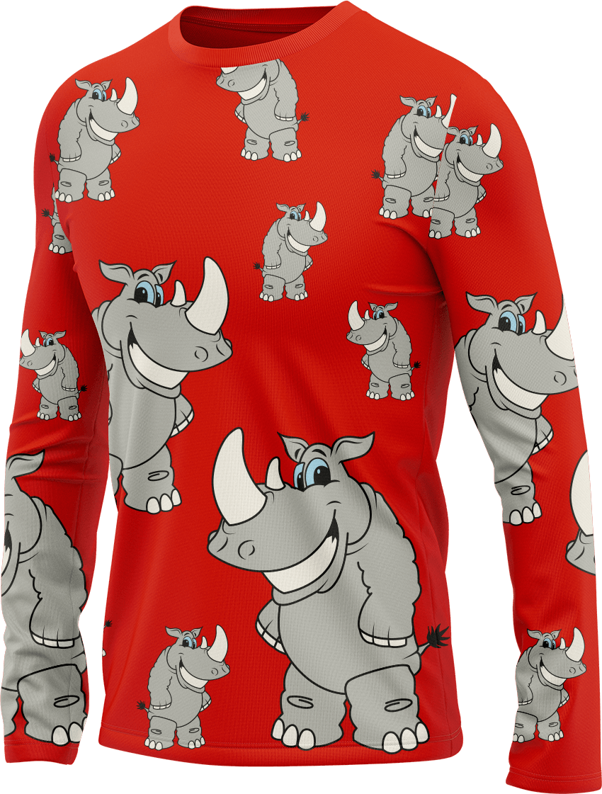 Racy Rhino Rash Shirt Long Sleeve - fungear.com.au