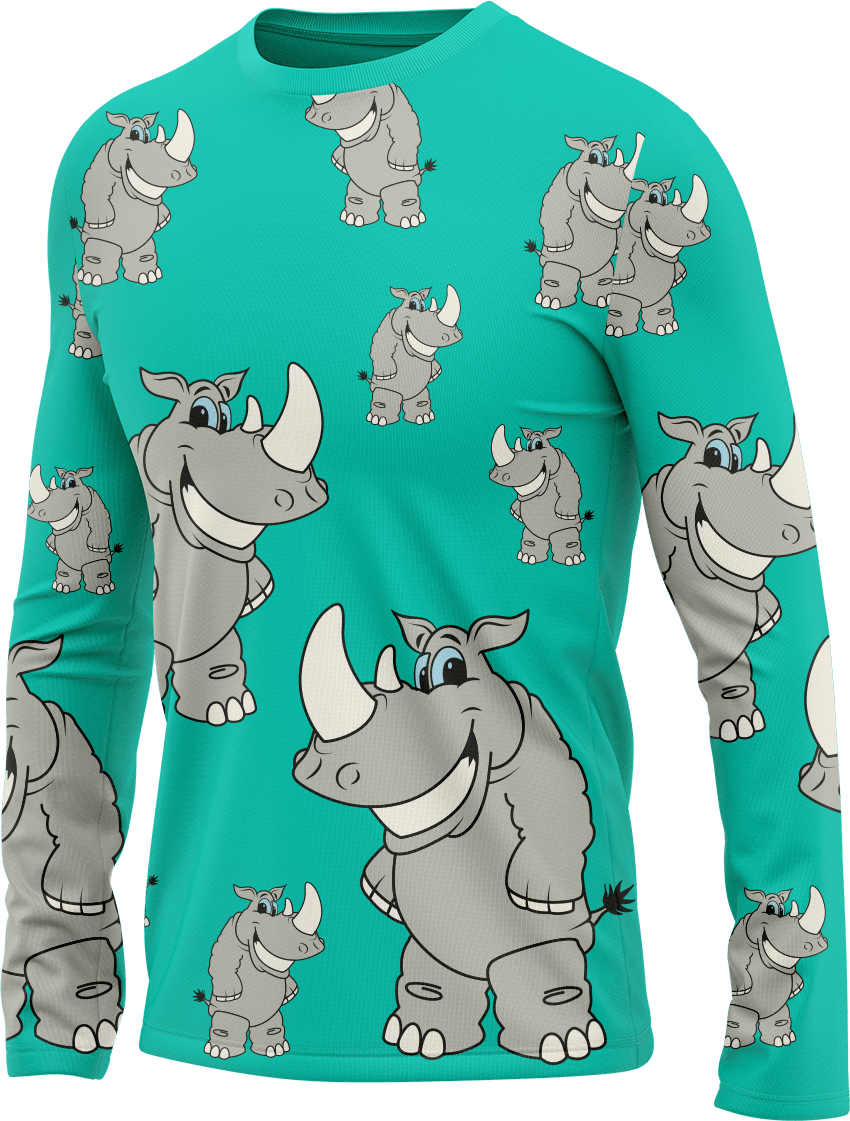 Racy Rhino Rash Shirt Long Sleeve - fungear.com.au
