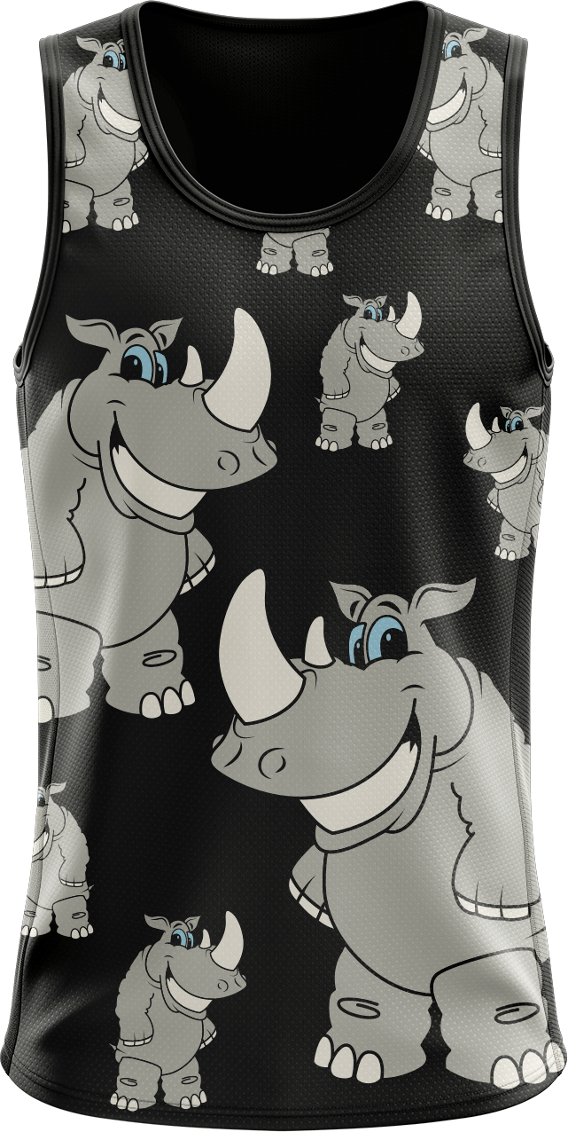 Racy Rhino Singlets