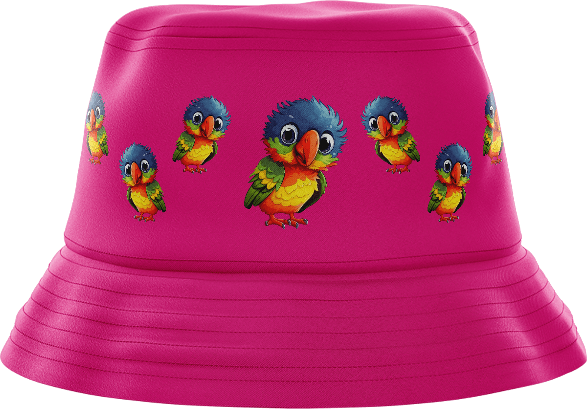 Rainbow Lorikeet Bucket Hat - fungear.com.au