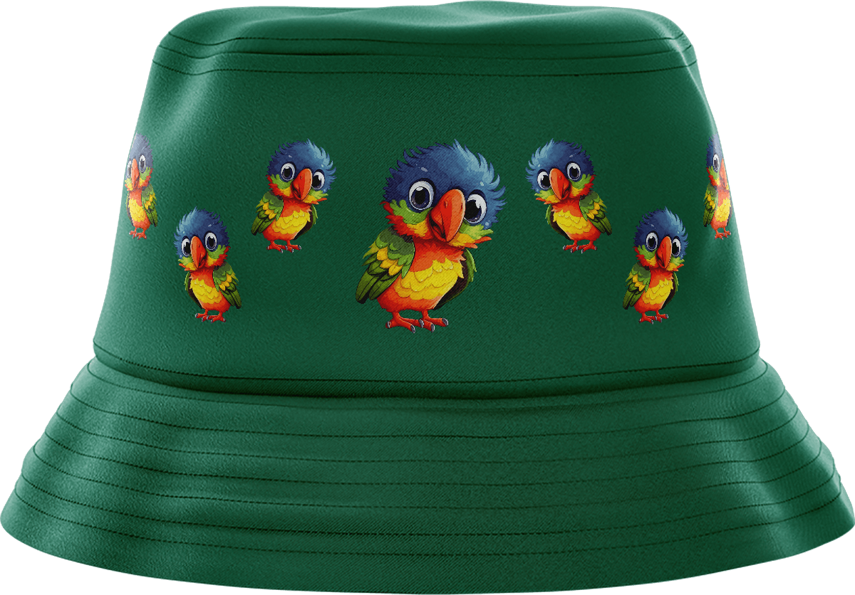 Rainbow Lorikeet Bucket Hat - fungear.com.au