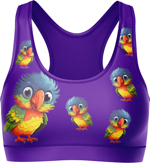Rainbow Lorikeet Crop Top - fungear.com.au