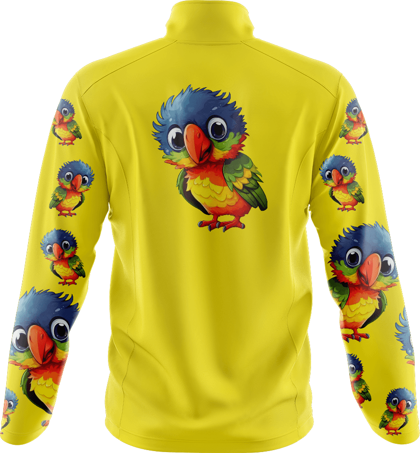 Rainbow Lorikeet Full Zip Track Jacket - fungear.com.au