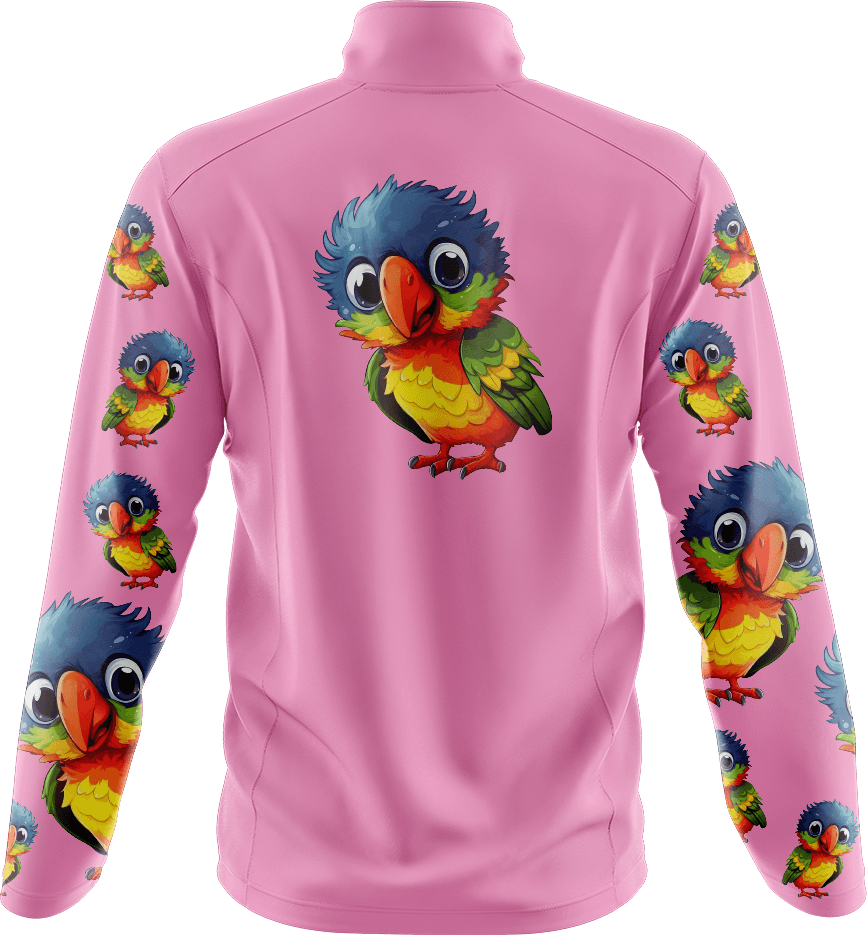 Rainbow Lorikeet Full Zip Track Jacket - fungear.com.au