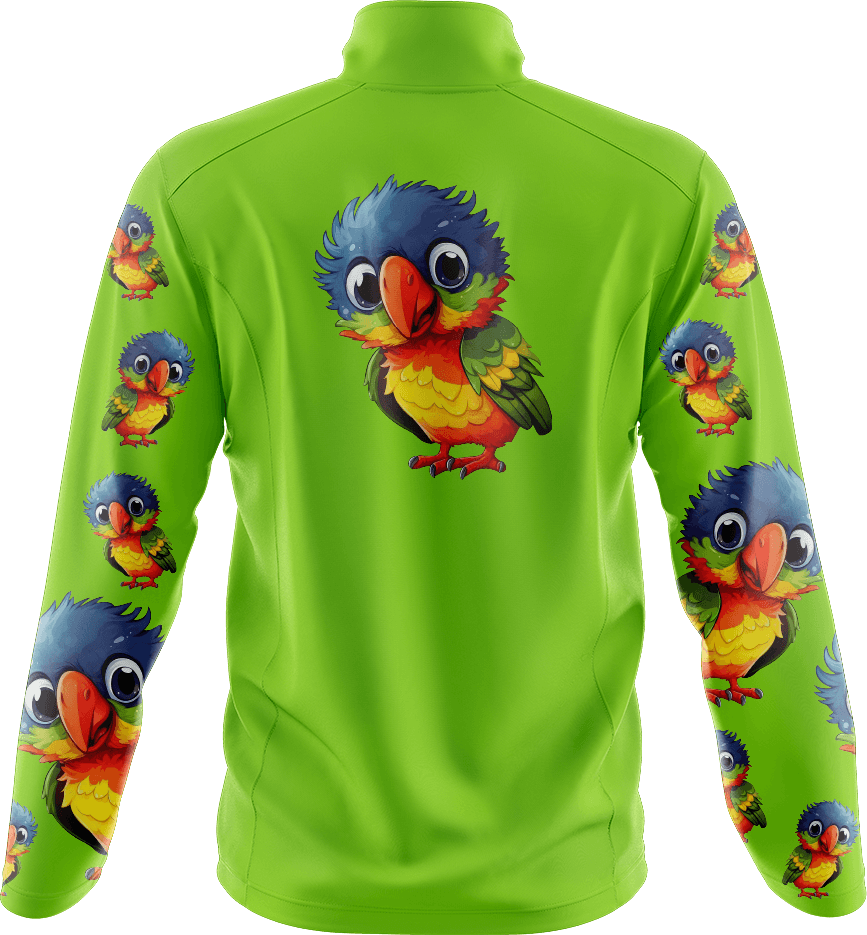 Rainbow Lorikeet Full Zip Track Jacket - fungear.com.au