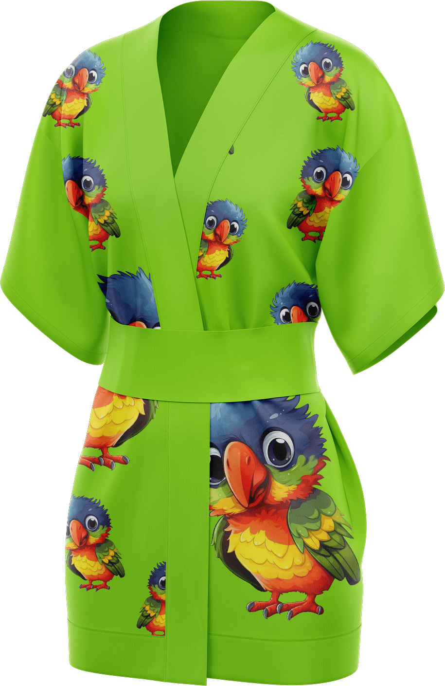 Rainbow Lorikeet Kimono - fungear.com.au