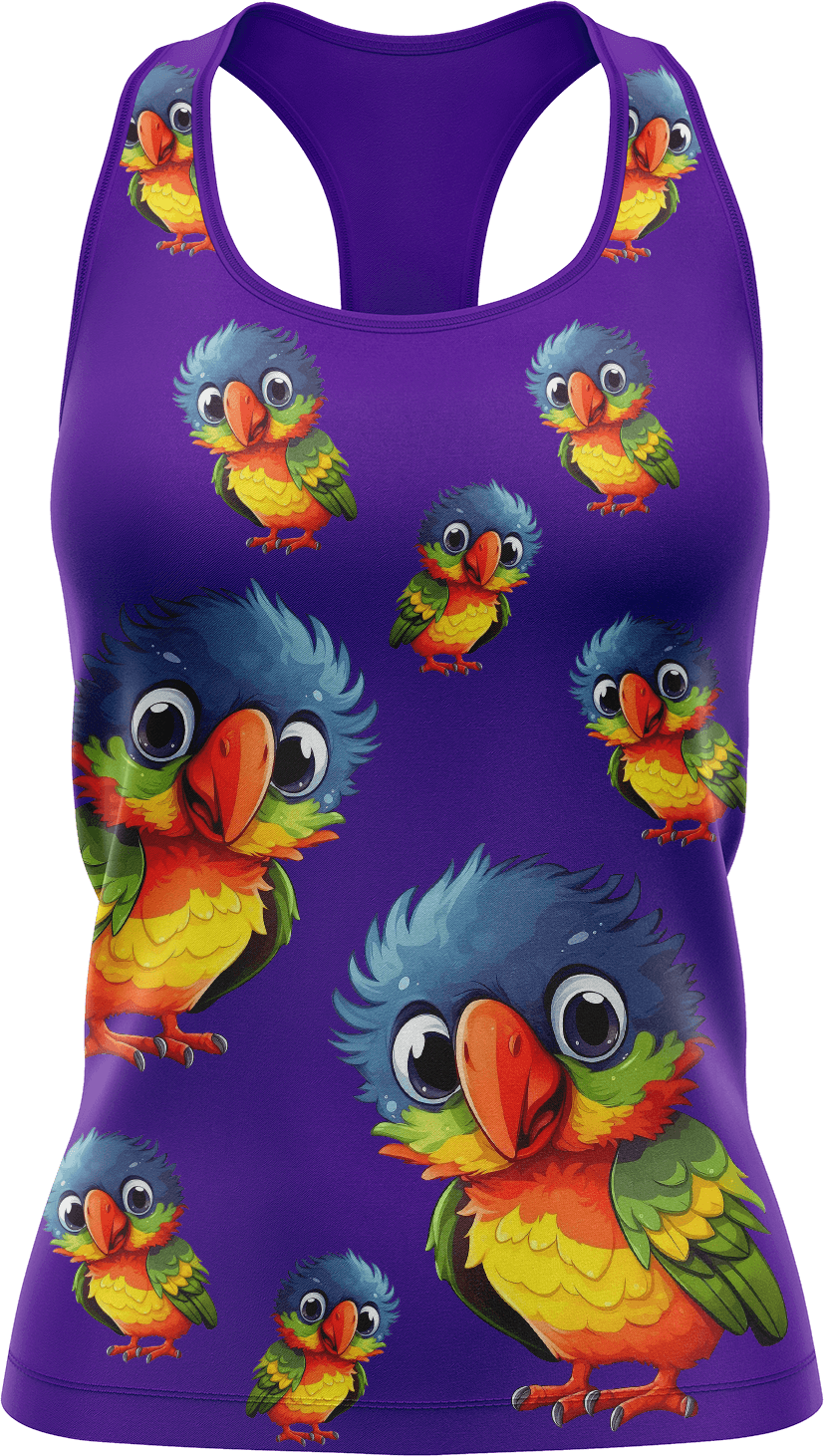 Rainbow Lorikeet Singlets - fungear.com.au