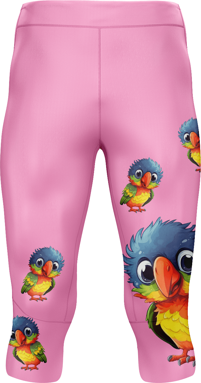 Rainbow Lorikeet Tights 3/4 or full length - fungear.com.au