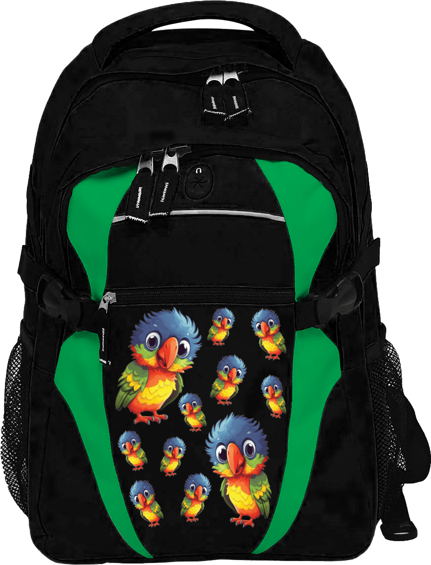 Rainbow Lorikeet Zenith Backpack Limited Edition - fungear.com.au