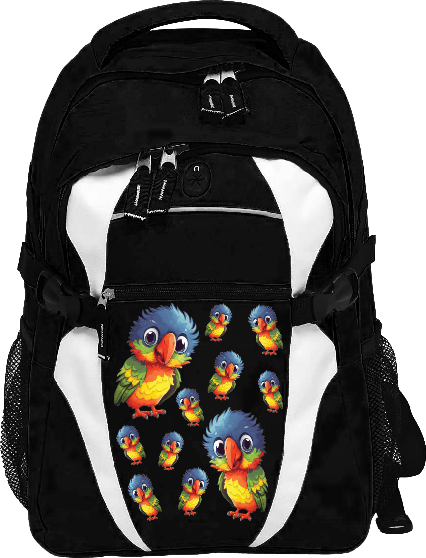 Rainbow Lorikeet Zenith Backpack Limited Edition - fungear.com.au