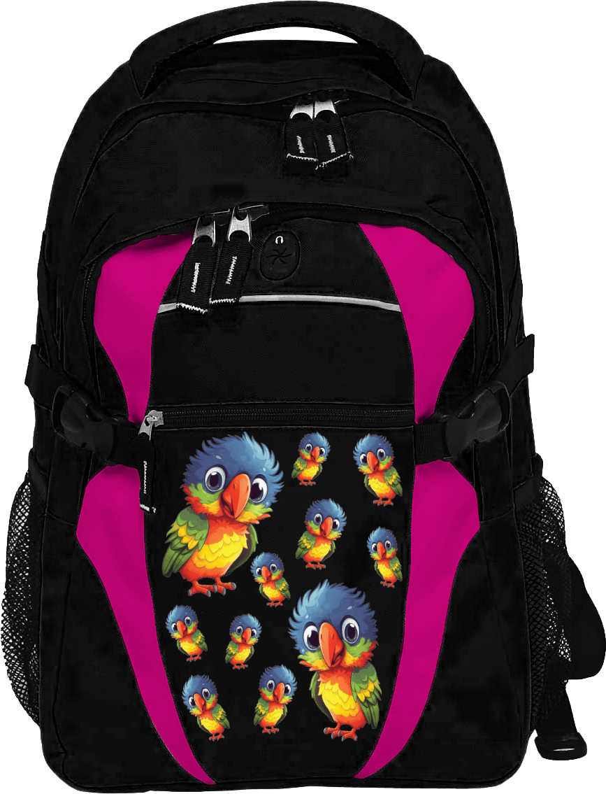Rainbow Lorikeet Zenith Backpack Limited Edition - fungear.com.au