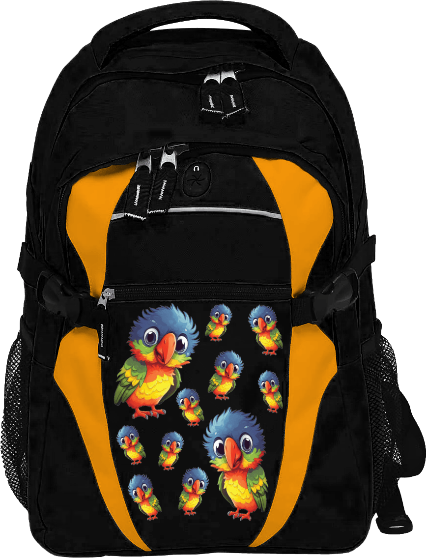 Rainbow Lorikeet Zenith Backpack Limited Edition - fungear.com.au