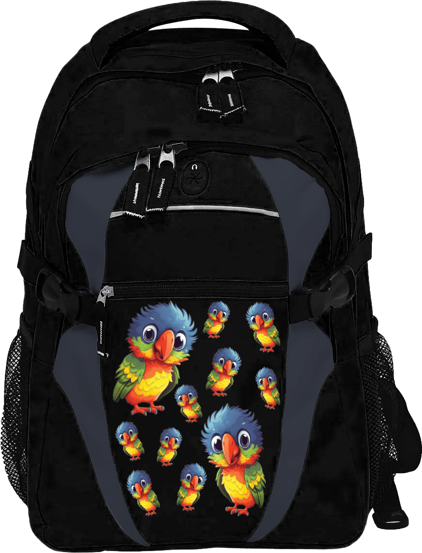 Rainbow Lorikeet Zenith Backpack Limited Edition - fungear.com.au