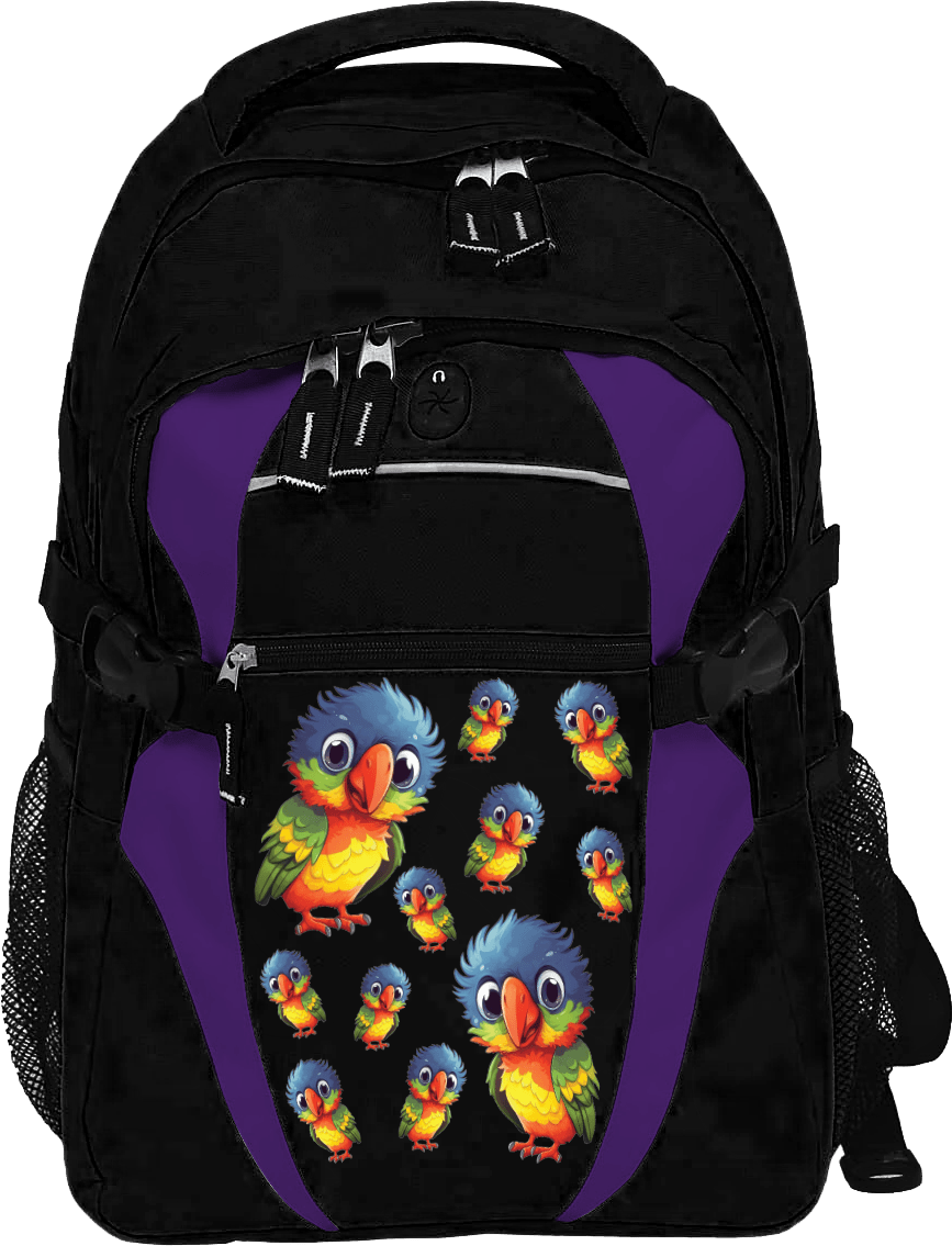 Rainbow Lorikeet Zenith Backpack Limited Edition - fungear.com.au