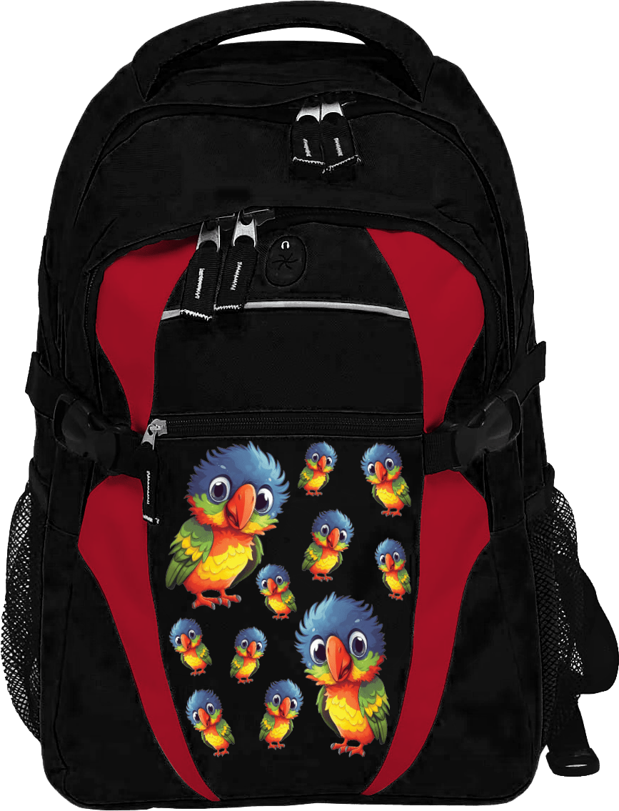 Rainbow Lorikeet Zenith Backpack Limited Edition - fungear.com.au