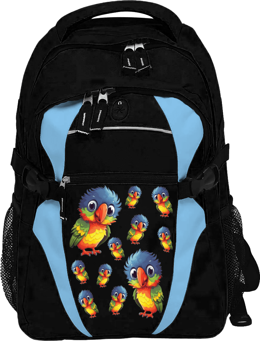 Rainbow Lorikeet Zenith Backpack Limited Edition - fungear.com.au