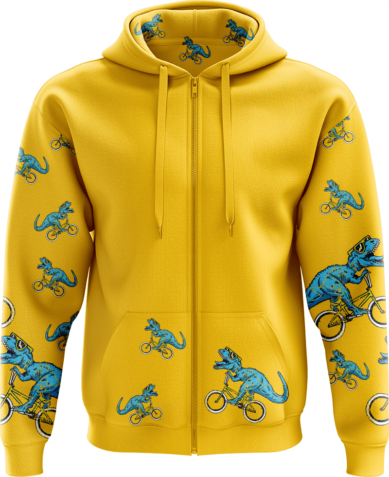 Rexy Dino Full Zip Hoodies Jacket - fungear.com.au