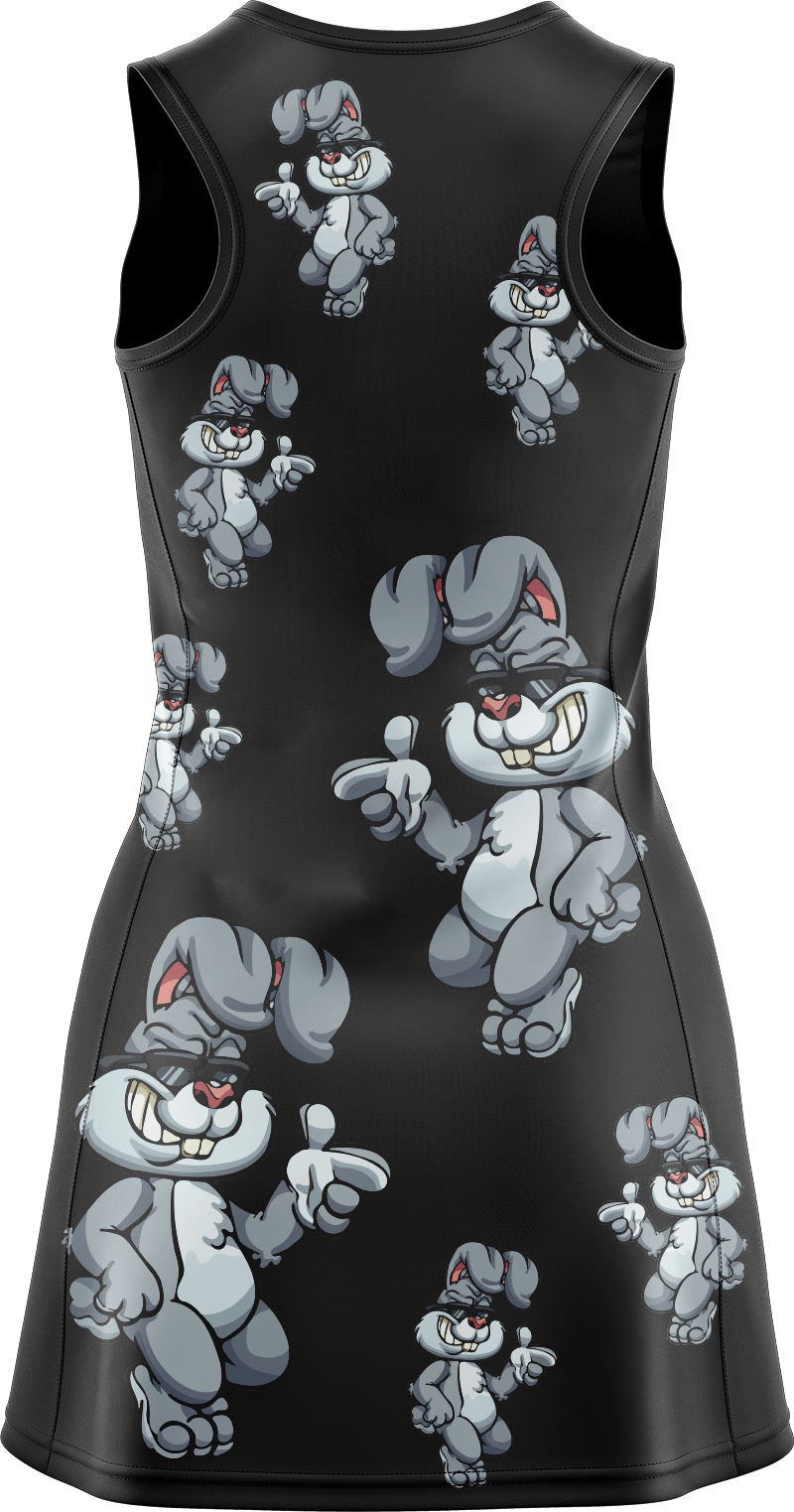 Rogue Rabbit Ladies Mini Dress - fungear.com.au